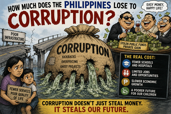 HOW MUCH DOES THE PHILIPPINES LOSE TO CORRUPTION?